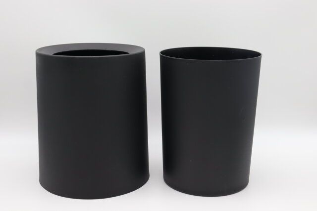 スタンダードプロダクツ 2重ゴミ箱ブラック ゴミ袋が隠せる2重構造 作り