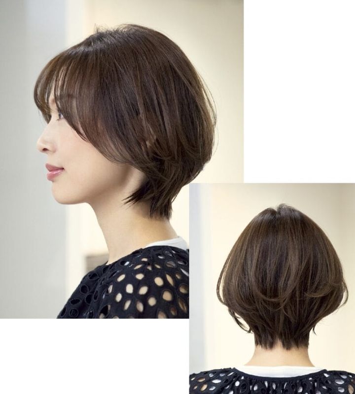 杉田美紀さんヘアスタイル