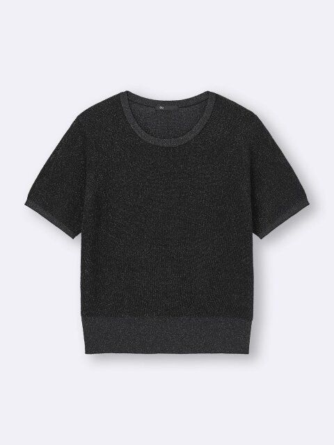 GUのシアーラメセーター