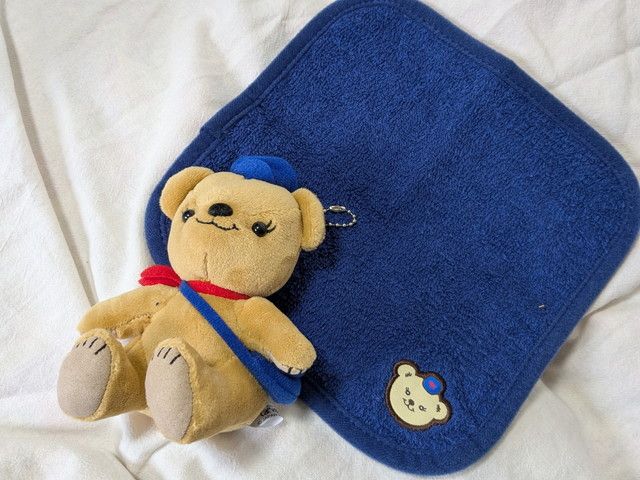 ぽすくま ぬいぐるみキーホルダー＆タオルハンカチ
