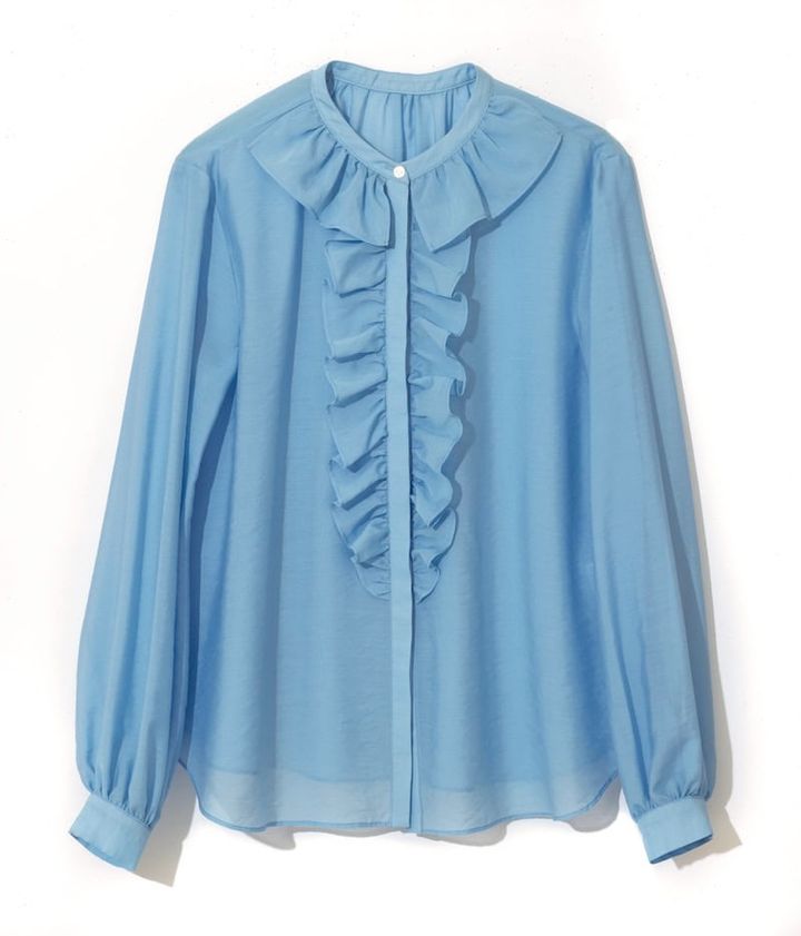 シップスのフリルトップス