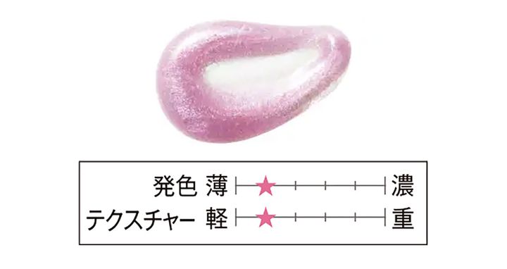 レブロン スーパー ラストラス グリマー グロス 002の発色・テクスチャーのイメージ