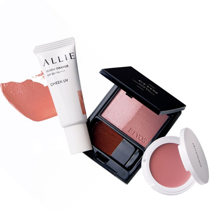 ローズ系のUVチーク