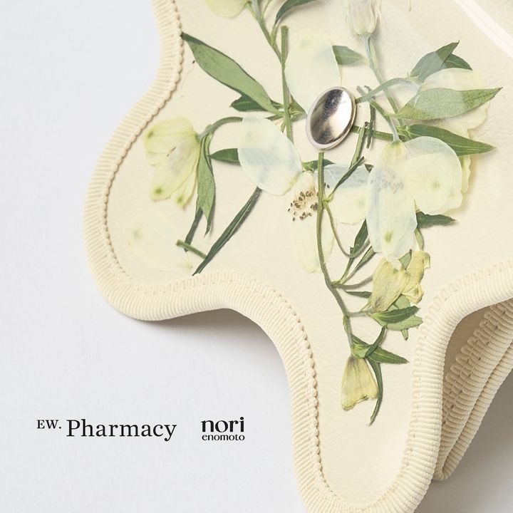 《ノリ エノモト》×〈イーダブリュー.ファーマシー〉“花の循環”をかたちにしたコラボレーションが、阪急うめだ本店に登場！