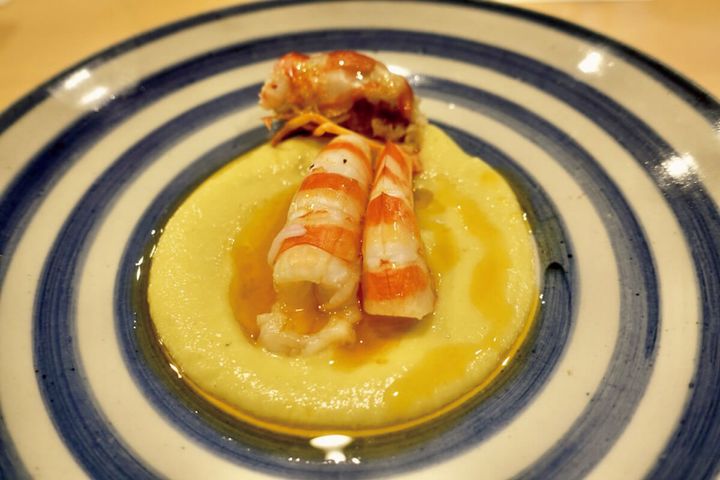 京都〈il filo〉クルマエビを使った料理