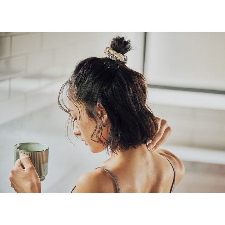 ボブのアレンジを後ろから見たカット