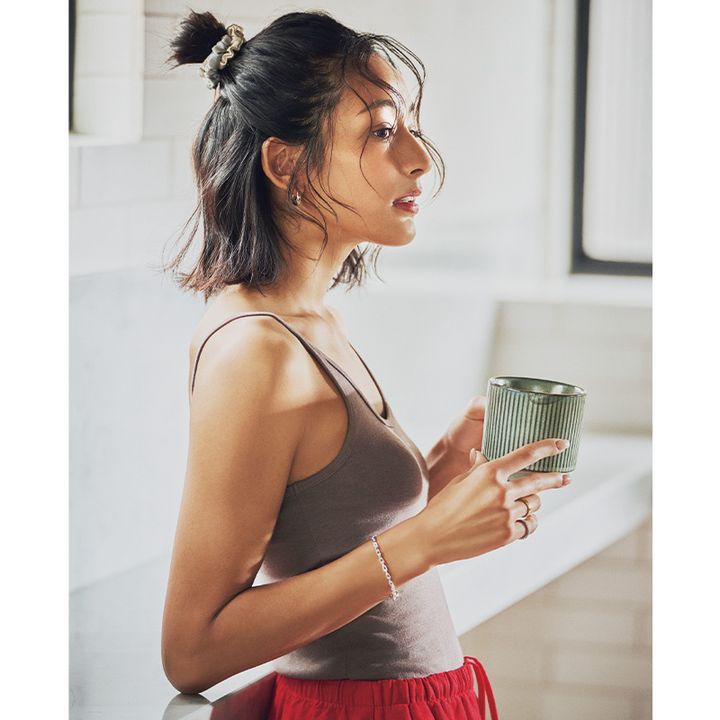 ボブのアレンジを横から見たカット