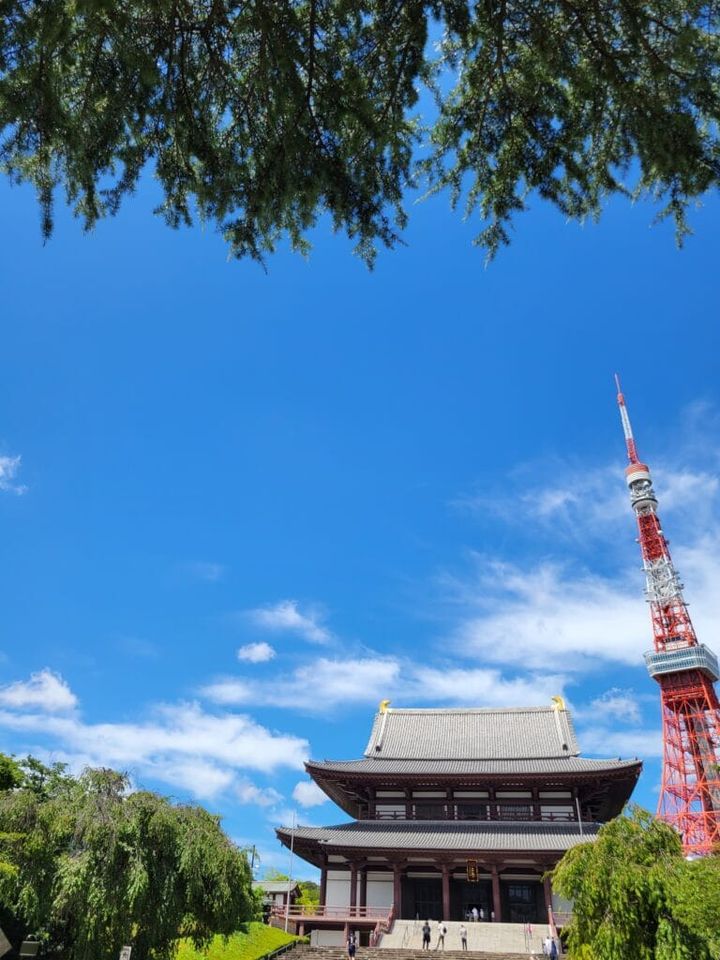 ホテルから増上寺は、もうお隣です