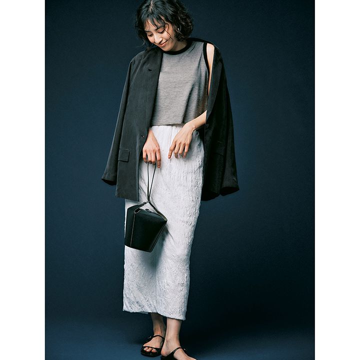 1枚でもサマ見えするタンクトップ