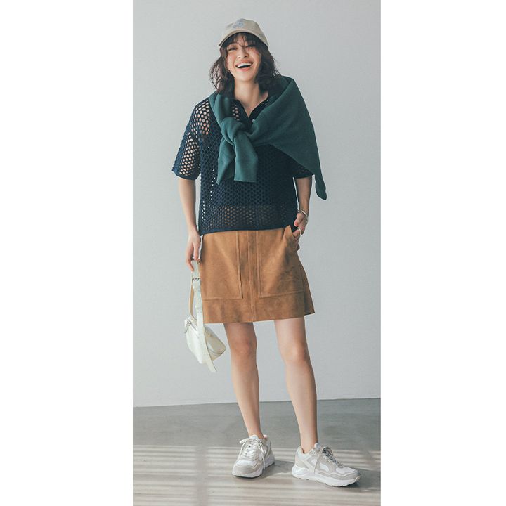 レリタージュ マルティニークのポロシャツを着たコーデ