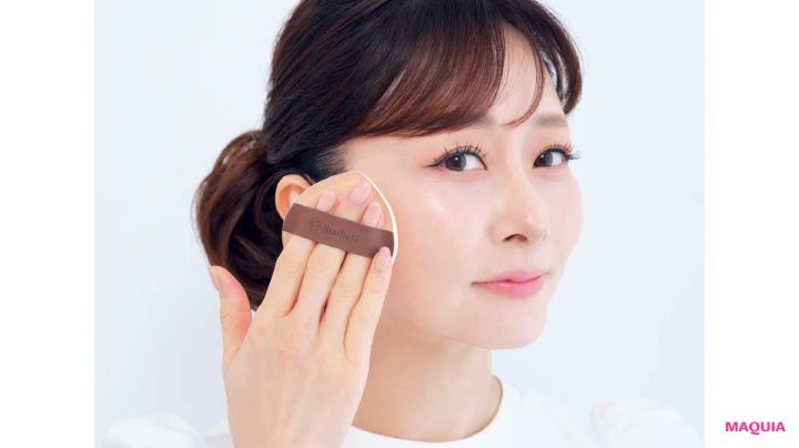 石井美保さんの「崩れないベースメイク」を実況中継。使用アイテム&ツールも全部見せ！_6