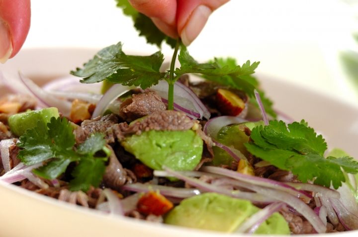 牛しゃぶとアボカドのアジアン風の作り方3