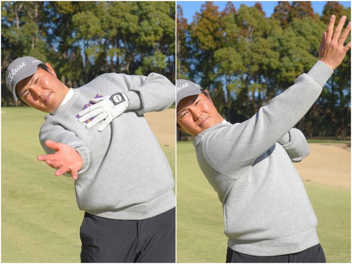 胸を目標に向けるくらいが正解！ウエッジショットのフィニッシュの正解は？