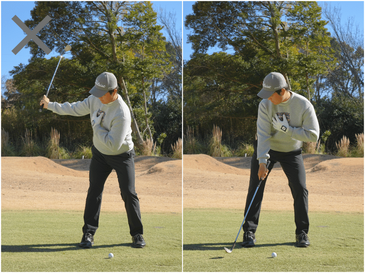 胸を目標に向けるくらいが正解！ウエッジショットのフィニッシュの正解は？