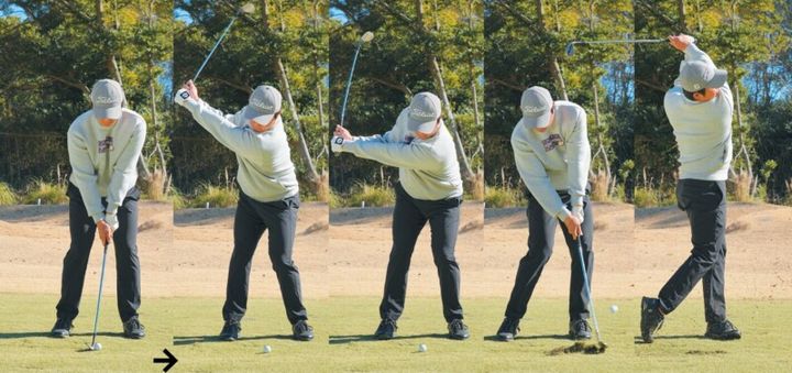 胸を目標に向けるくらいが正解！ウエッジショットのフィニッシュの正解は？