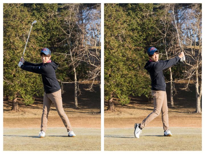 どっちのフィニッシュが正解？ライン出しショットの打ち方を解説