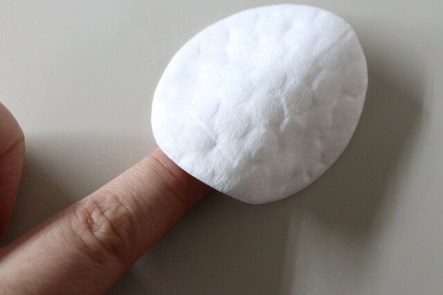 エンボスコットンパフ 使用例