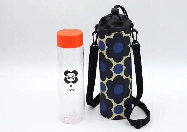 GLOW7月号 【増刊号】オーラ・カイリー ロゴ入りクリアボトル＆保冷ボトルケース