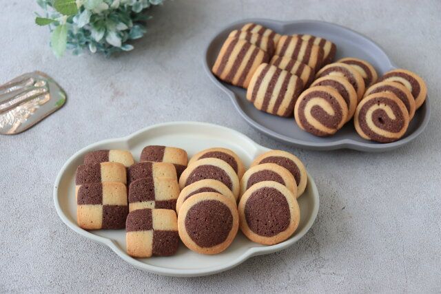 4種のアイスボックスクッキー