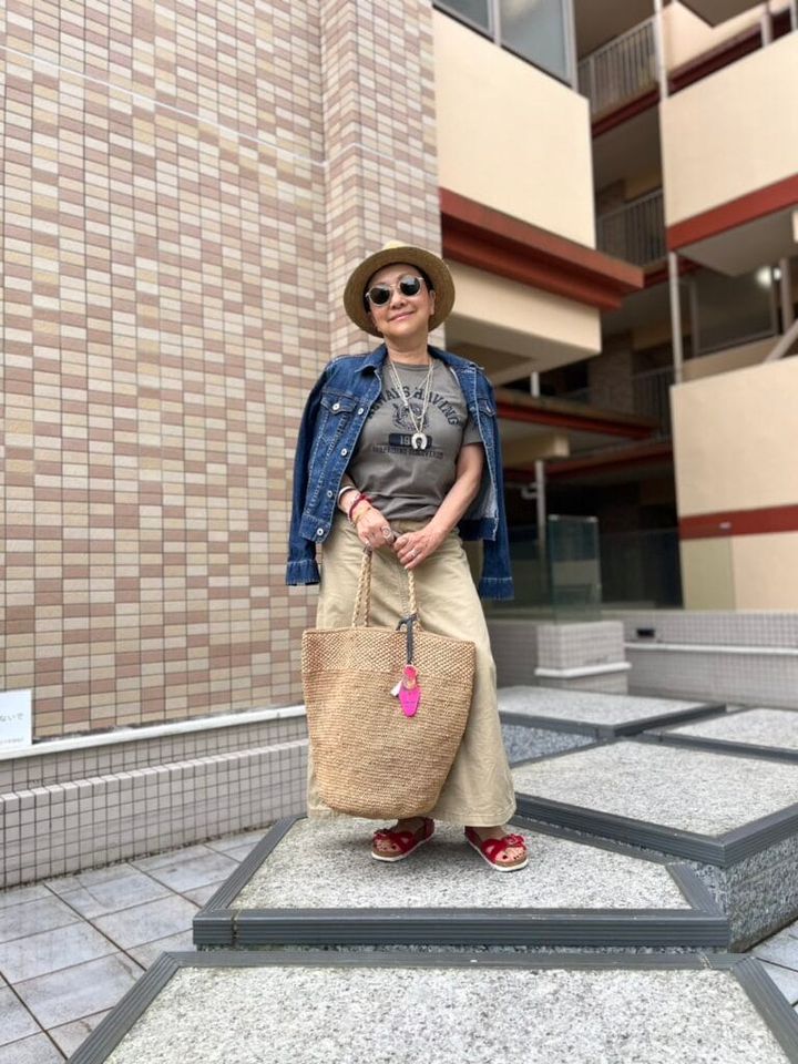 サンダルコーデ