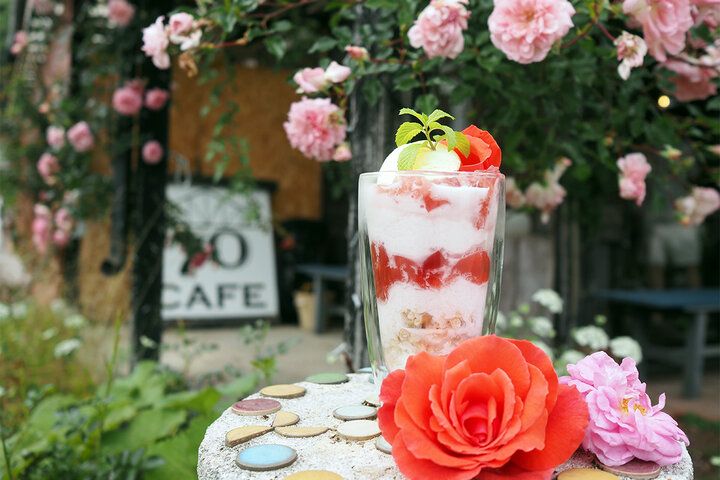 心ときめく薔薇尽くしのティータイム♪ 自家製バラを味わう伊豆ばら園併設のカフェ「70 nanamaru cafe」