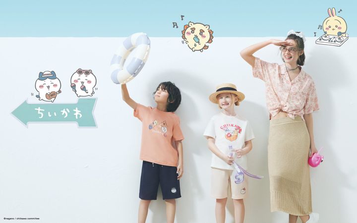 “GU×ちいかわ”コラボ第4弾のキービジュアル