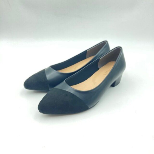 しまむらの異素材パンプス