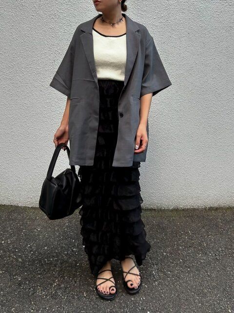 半袖ジャケットコーデ2