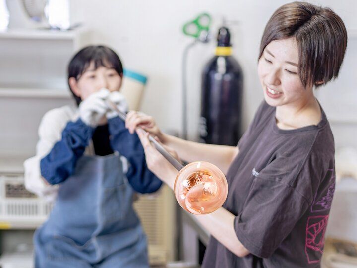 ガラスの街・長浜の「ガラス体験アトリエ ルディーク」 で、世界にひとつだけの作品づくりを♪