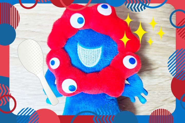 ミャクミャクがしゃもじに……