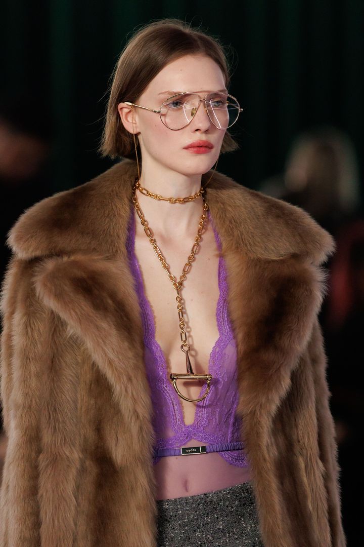 グッチ 2025-26年秋冬コレクションより。