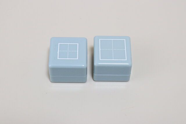 文字練習用マス目スタンプ（15mm／20mm 枠）・2P