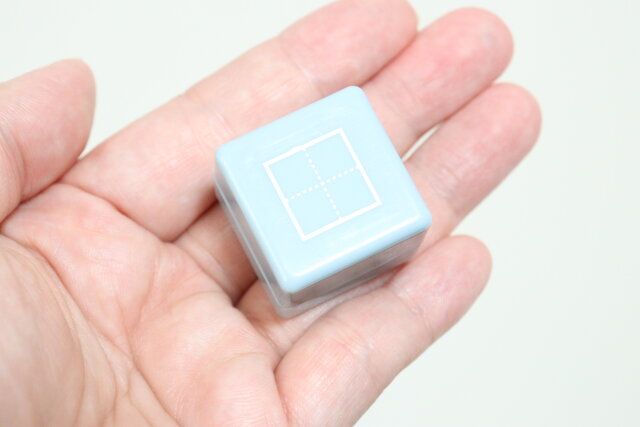 文字練習用マス目スタンプ（15mm／20mm 枠）・2P サイズ感
