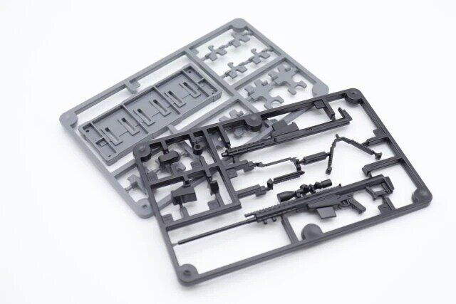 ダイソーのミニチュア ライフル 組み立て