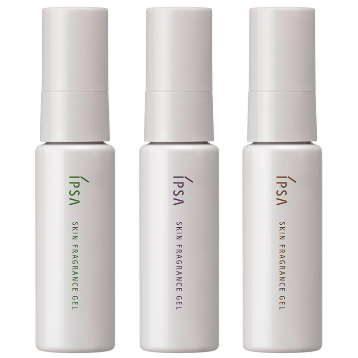 〈左から〉スキンフレグランスジェル 25ml 04、05、06 各￥4,400（すべて6月10日発売）