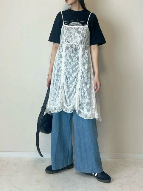 ワイドデニムコーデ4