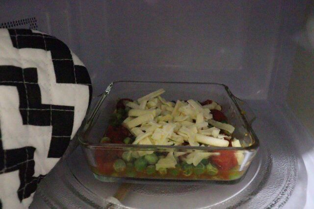 グラタン皿（正方形、0.4L） 電子レンジ加熱