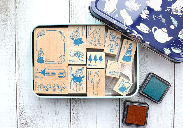 宝島社ムック付録のムーミンの押すだけでかわいい大人のスタンプセット2