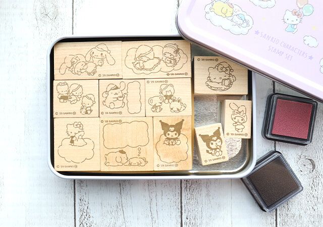 宝島社ムック付録のサンリオキャラクターズのほっこりリラックススタンプセット2