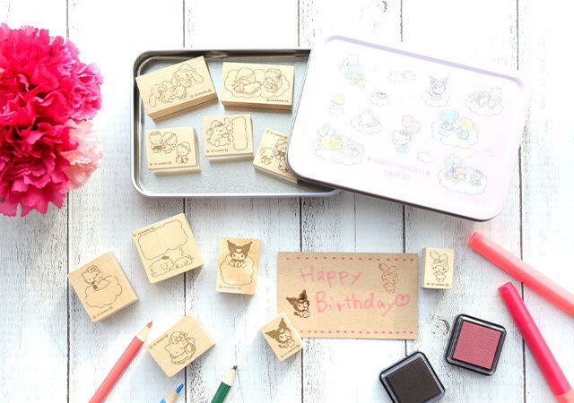 宝島社ムック付録のサンリオキャラクターズのほっこりリラックススタンプセット3