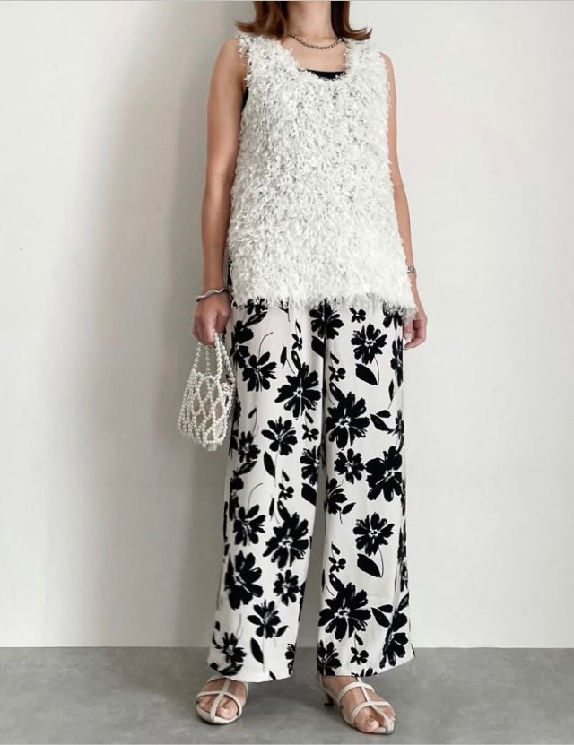 花柄パンツ