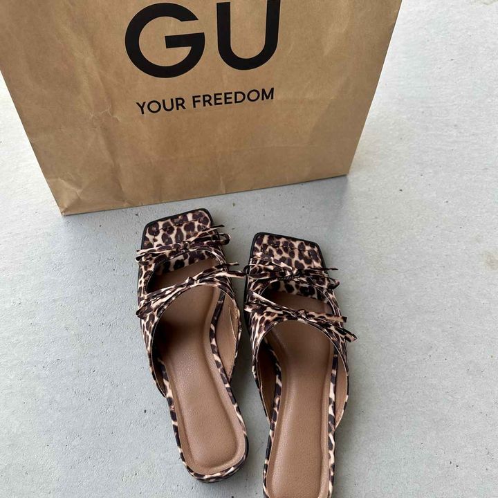 画像: リボンヒールミュール