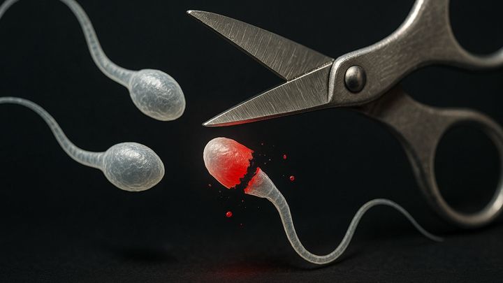 猫の寄生虫は5分で人間の精子の頭を切断できる