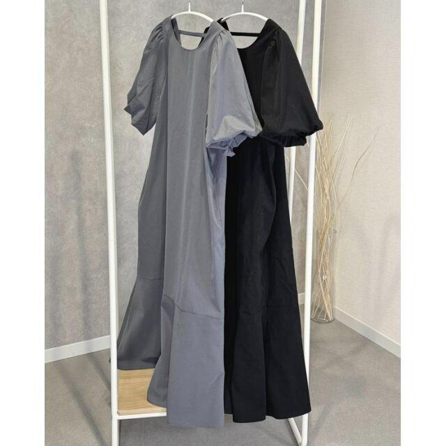 しまむらのバルーン袖ワンピース