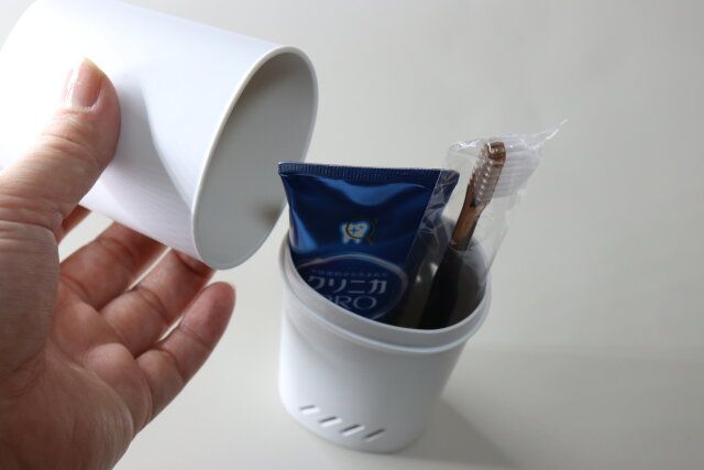 大きな歯ブラシケース 収納力