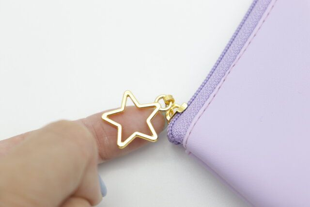 合皮スリムペンケース ファスナー