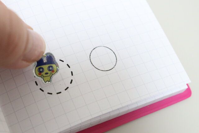 まるシールであそぶベーススタンプ シール貼り台紙
