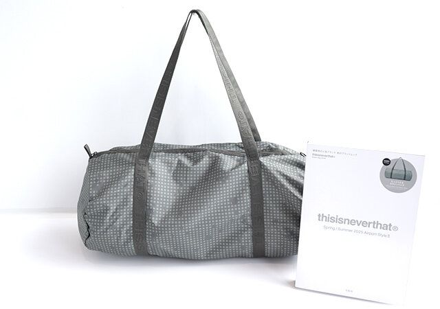 宝島社の付録のディスイズネバーザットのボストンバッグ1