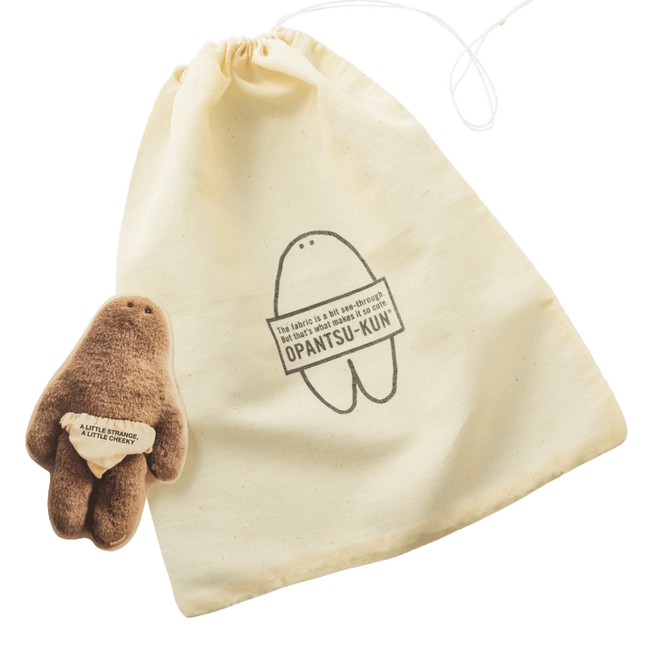 〈おぱんつ君〉の巾着袋