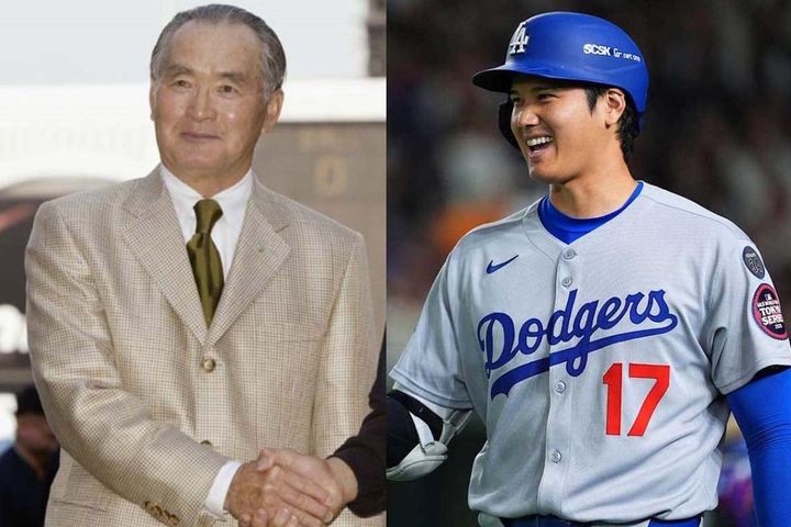 長嶋茂雄氏、大谷翔平（C）Getty Images